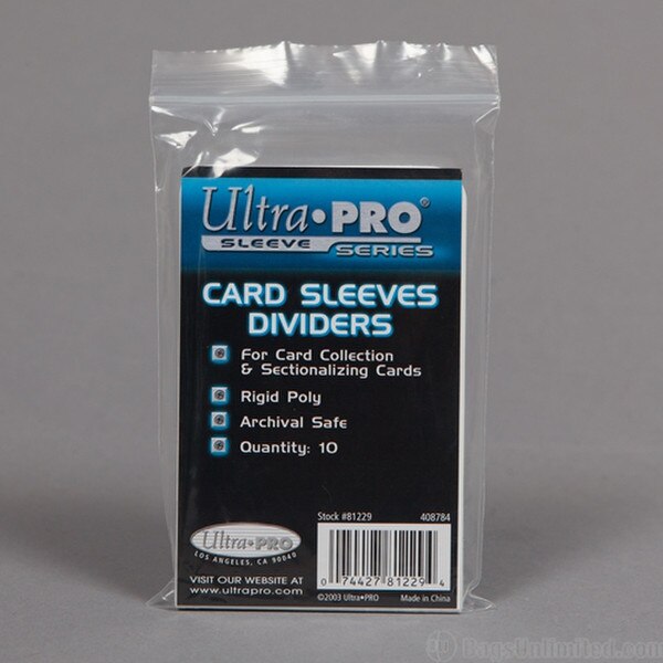 Polystyrene Divider Cards for Tradi
